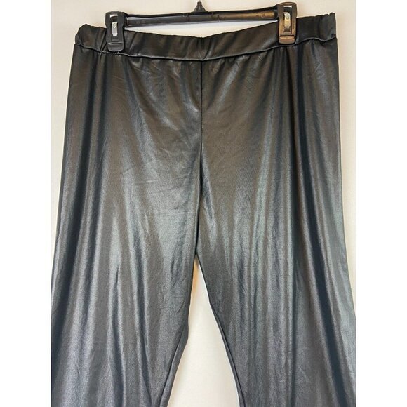 Boohoo Women Black Leggings Size 16 - Picture 4 of 7